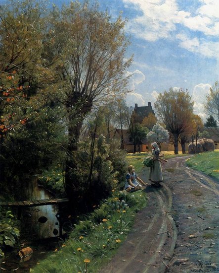 By The River, Brondbyvester, 1922 - Click Image to Close