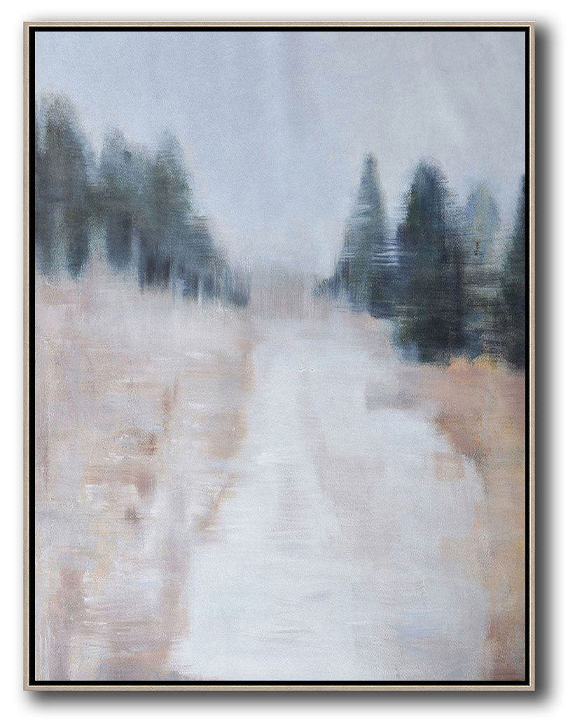 Vertical Abstract Landscape Art #ABV0A52