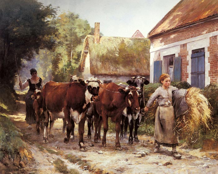 Returning From The Fields, 1895