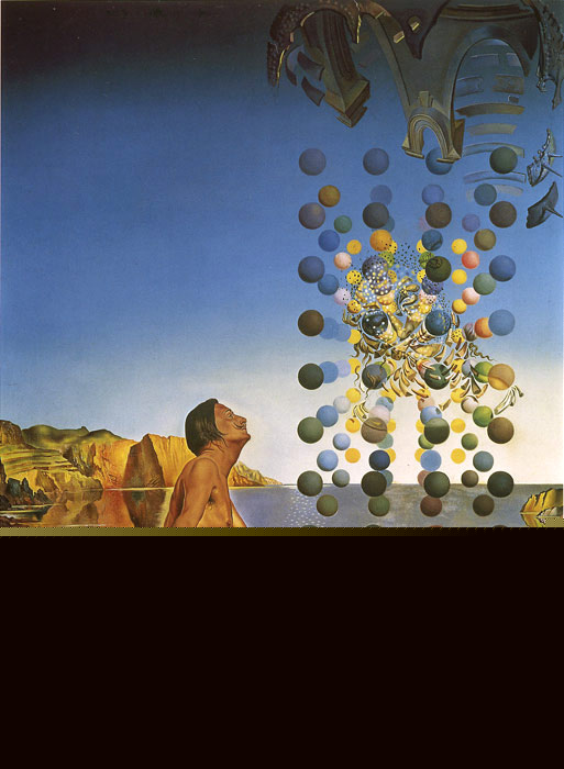 Dali Nude Contemplating Before The Five Regular Bodies 1954
