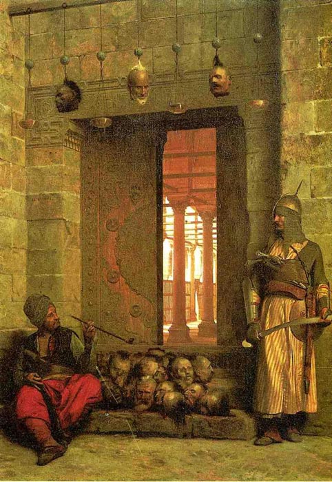 The Door Of The El-Hassanein Mosque In Cairo , 1866
