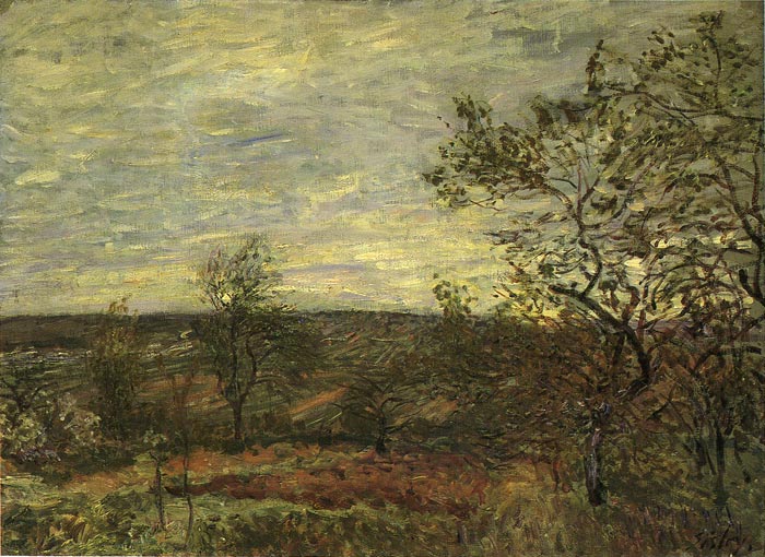 Windy Day At Veneux, 1882