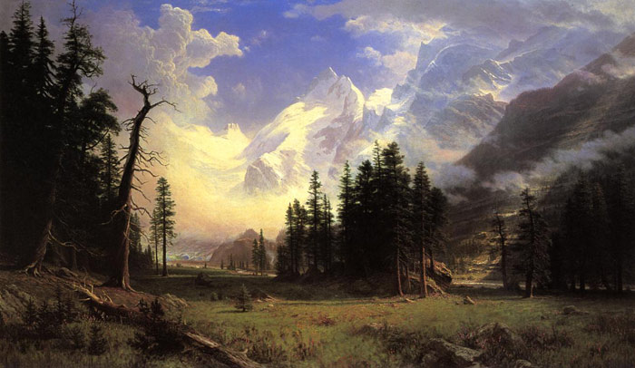 The Morteratsch Glacier, Upper Engadine Valley, Pontresina, 1865